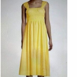 Yellow Midi Dress